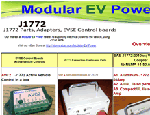 Tablet Screenshot of modularevpower.com